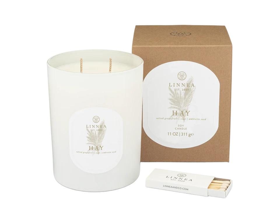 Hay 2-Wick Candle