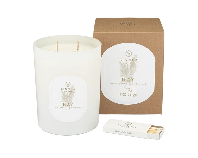 Hay 2-Wick Candle