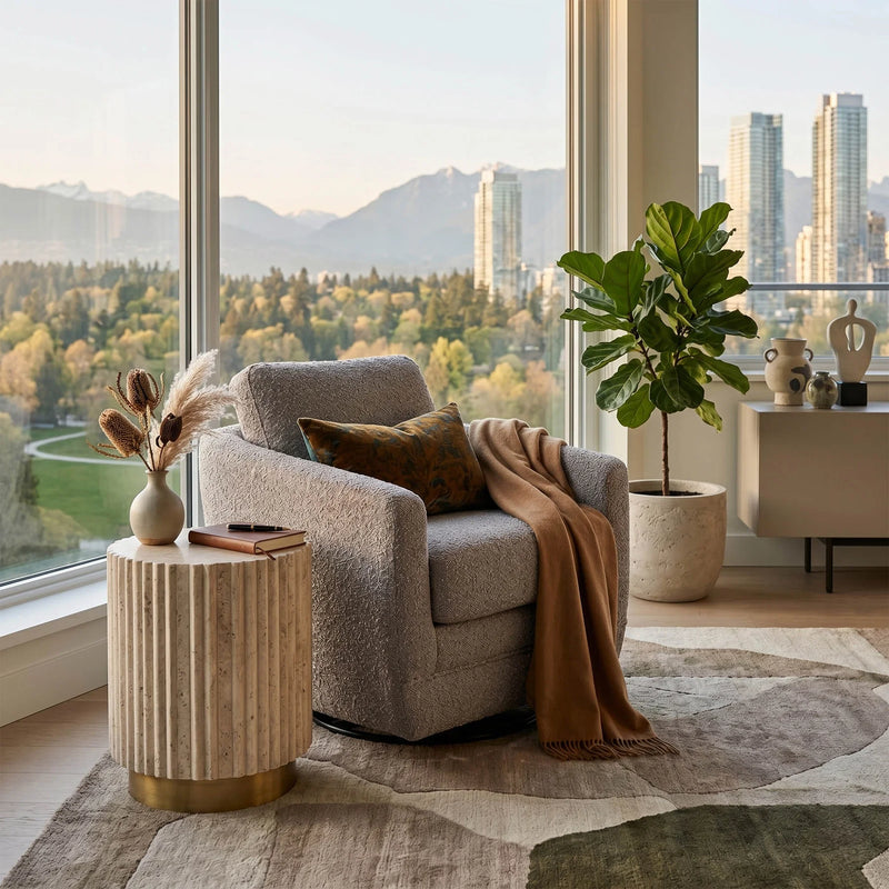 Baltimo Swivel Glider Club Chair