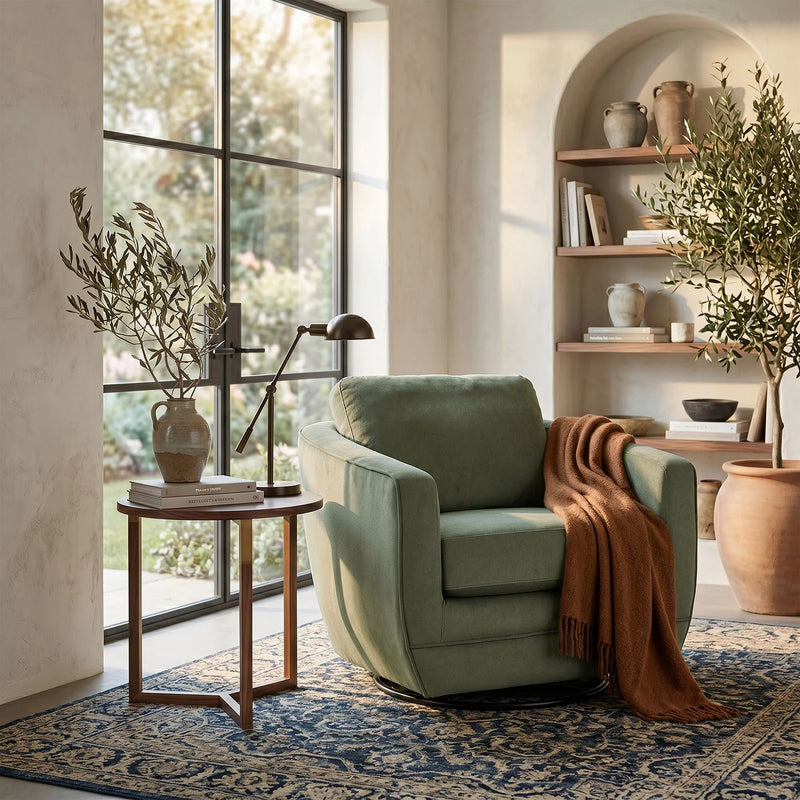 Baltimo Swivel Glider Club Chair
