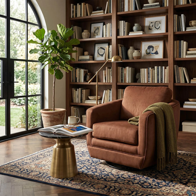 Baltimo Swivel Glider Club Chair