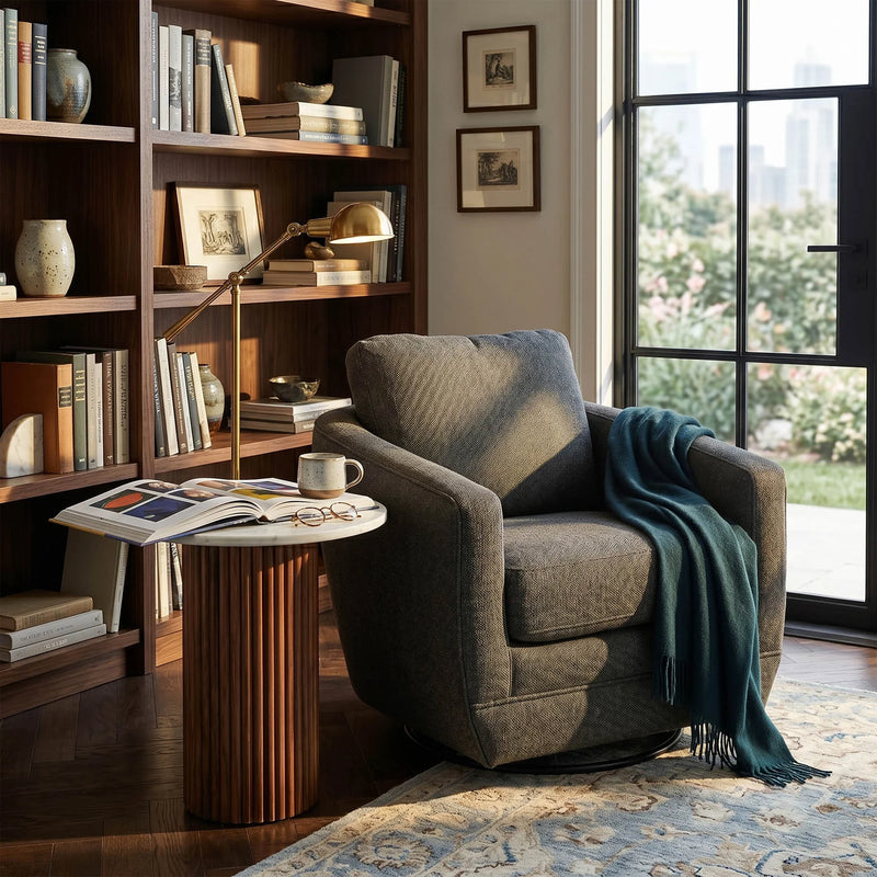 Baltimo Swivel Glider Club Chair