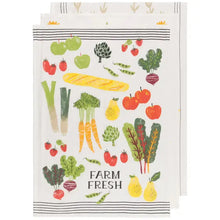 Farmers Market Floursack Dishtowels, Set of 3, [product_price]- Greenhouse Home