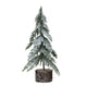 Faux Fir Tree w/ Wood Base Greenhouse Home