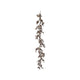 Faux Garland with Berries, Snow Finish, Brown & Cream Color