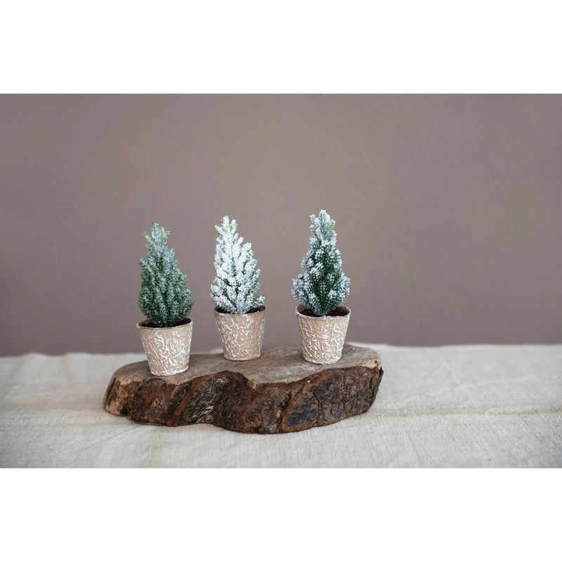 Faux Pine Tree in Paper Pot, [product_price]- Greenhouse Home