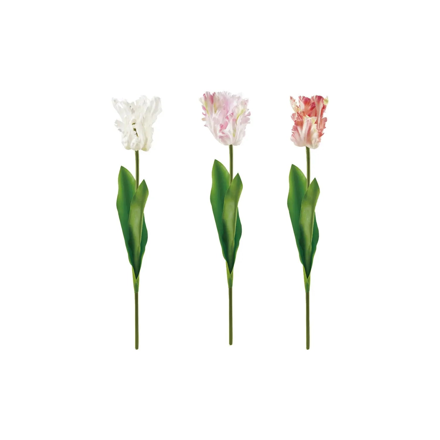 Faux Tulip Stem, 3 Colors