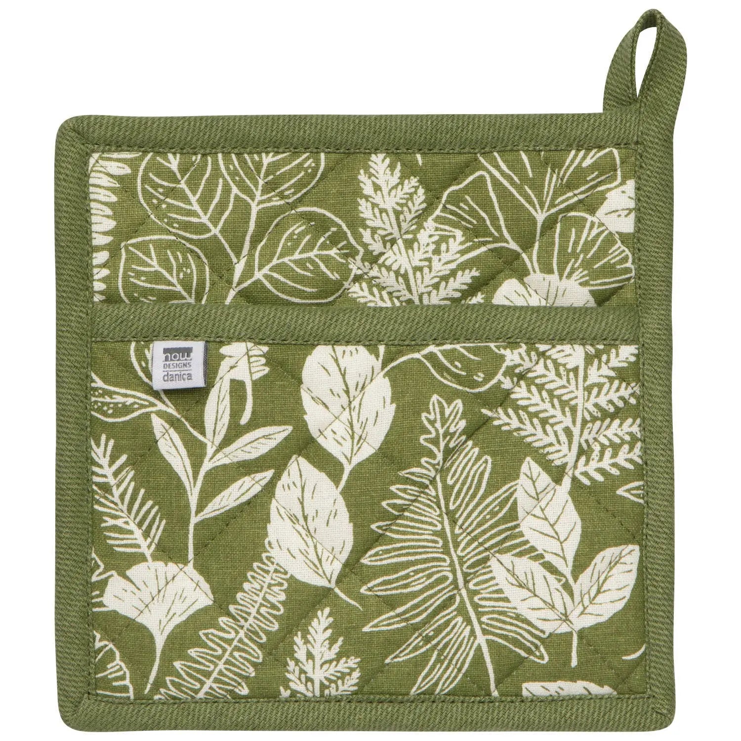 Fern & Frond Pocket Potholder Now Designs by Danica
