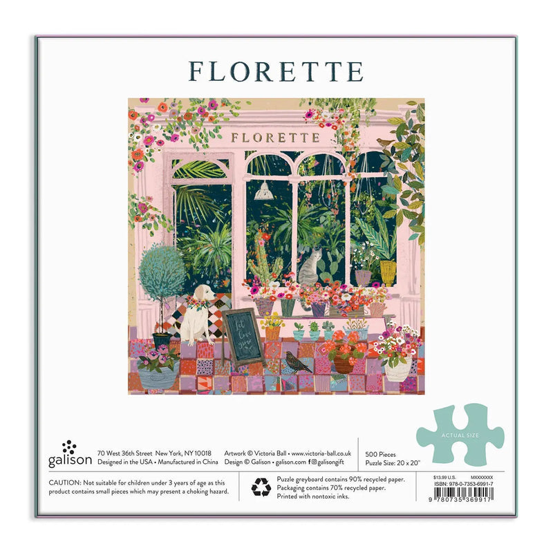 Florette 500 Piece Puzzle Chronicle Books
