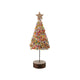 Foam Microbeads & Resin Christmas Tree with Wood Slice Base & Star
