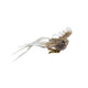 Foam & Feather Bird Clip-on Ornament with Glitter & Beads