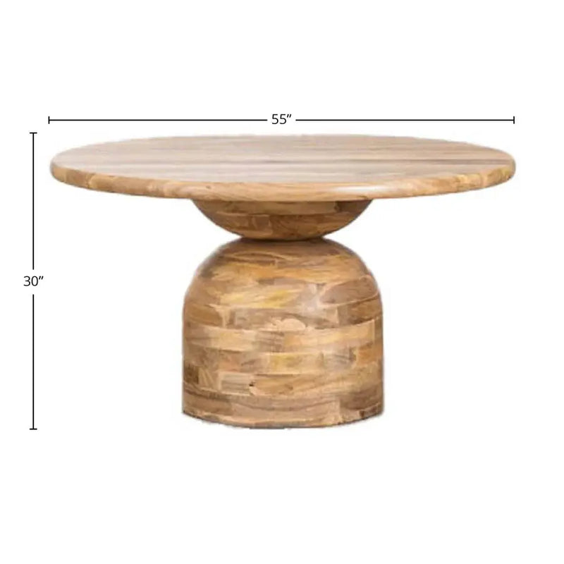 Form Round Dining Table LH Imports