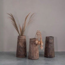 Found Decorative Teakwood Vase - Greenhouse Home