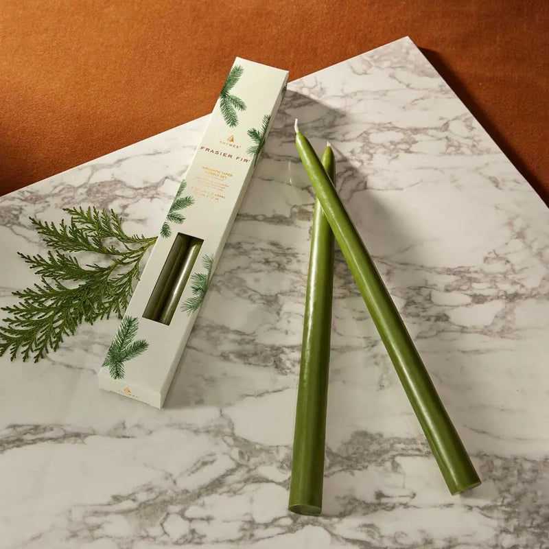 Frasier Fir 12" Taper Candle Set, [product_price]- Greenhouse Home