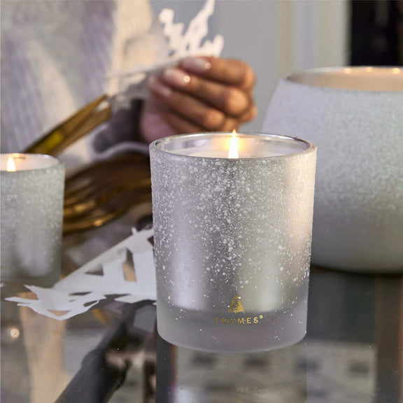 Frasier Fir Flocked 6.5 oz Poured Candle Thymes