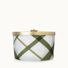Frasier Fir Frosted Plaid 3-Wick Candle Thymes