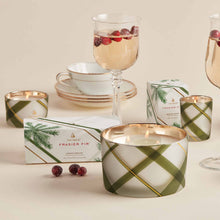 Frasier Fir Frosted Plaid 3-Wick Candle Thymes