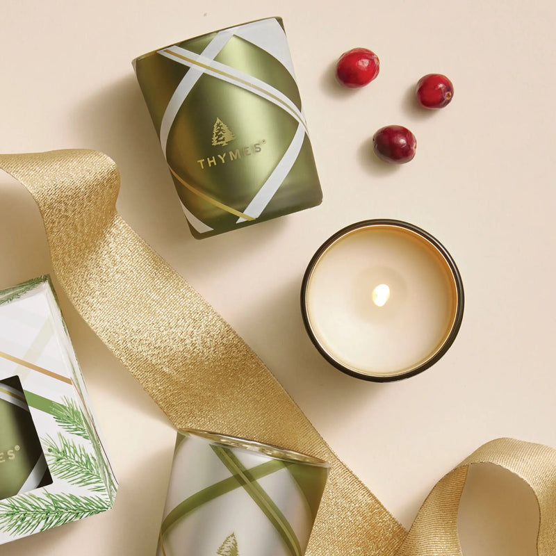 Frosted Plaid Aromatic Votive Trio, [product_price]- Greenhouse Home