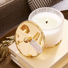 Frasier Fir Gilded Frosted Woodgrain Candle, [product_price]- Greenhouse Home