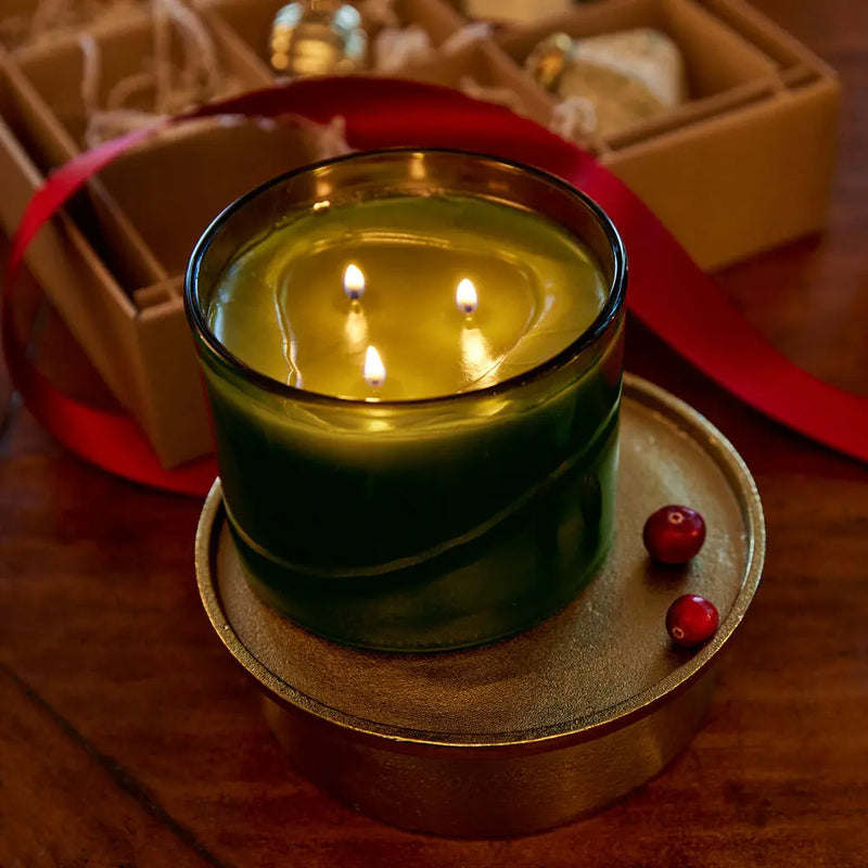 Frasier Fir Green 3-Wick Candle, [product_price]- Greenhouse Home
