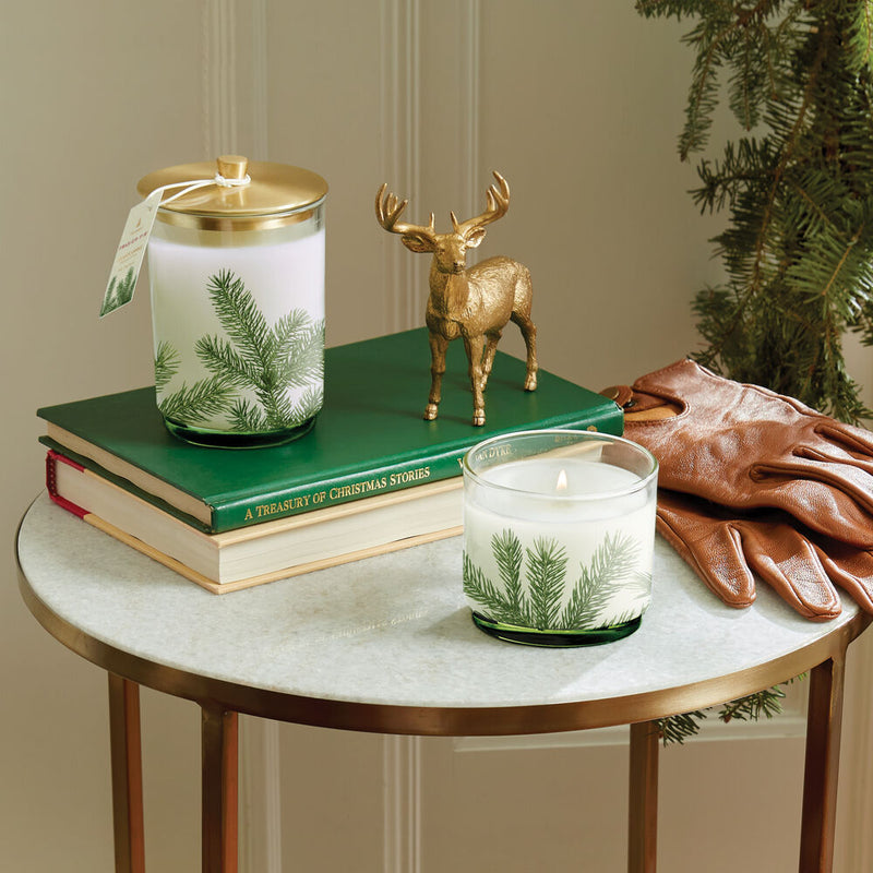 Frasier Fir Heritage Medium Pine Needle Luminary, [product_price]- Greenhouse Home
