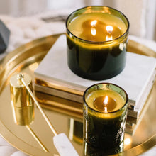 Frasier Fir Molded Green Glass Candle, [product_price]- Greenhouse Home