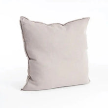 Fringed Linen Pillow, Taupe Saro Lifestyle