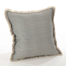 Fringed Pinstriped Down Filled Pillow, [product_price]- Greenhouse Home