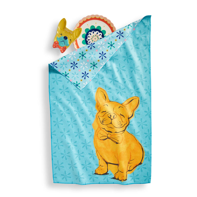 Eclectic Frenchie Super Absorbent Dishtowel
