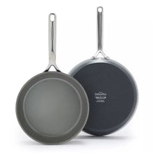 GP5 Open Fry Pan Set, 2pc Green Pan