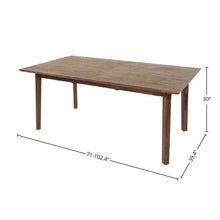 Gia Extension Dining Table LH Imports