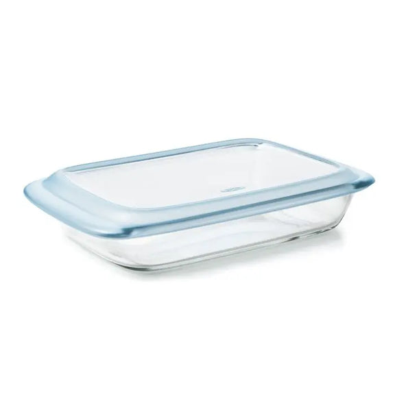 Glass 3Qt Baking Dish w/Lid - Greenhouse Home