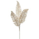 Glittered Pearl Fern Spray Raz Imports