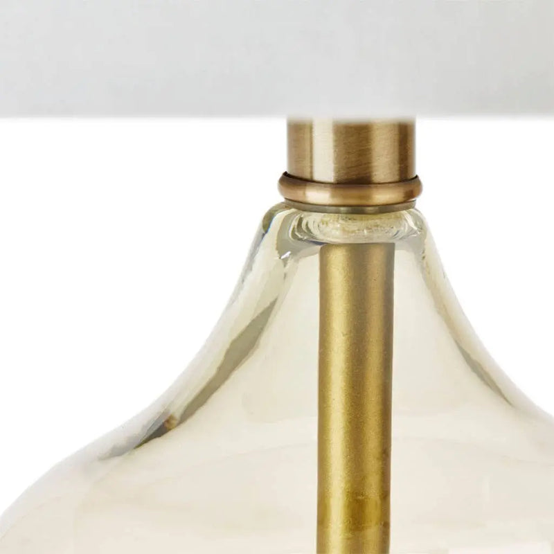 Gold Glass Clear Table Lamp, [product_price]- Greenhouse Home
