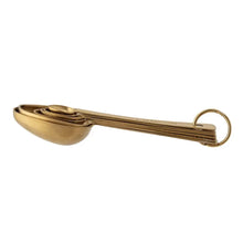 Gold Measuring Spoons - Set of 6 - Greenhouse Home