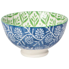 Green Leaf Stamped Bowl 4 inch NOW Designs