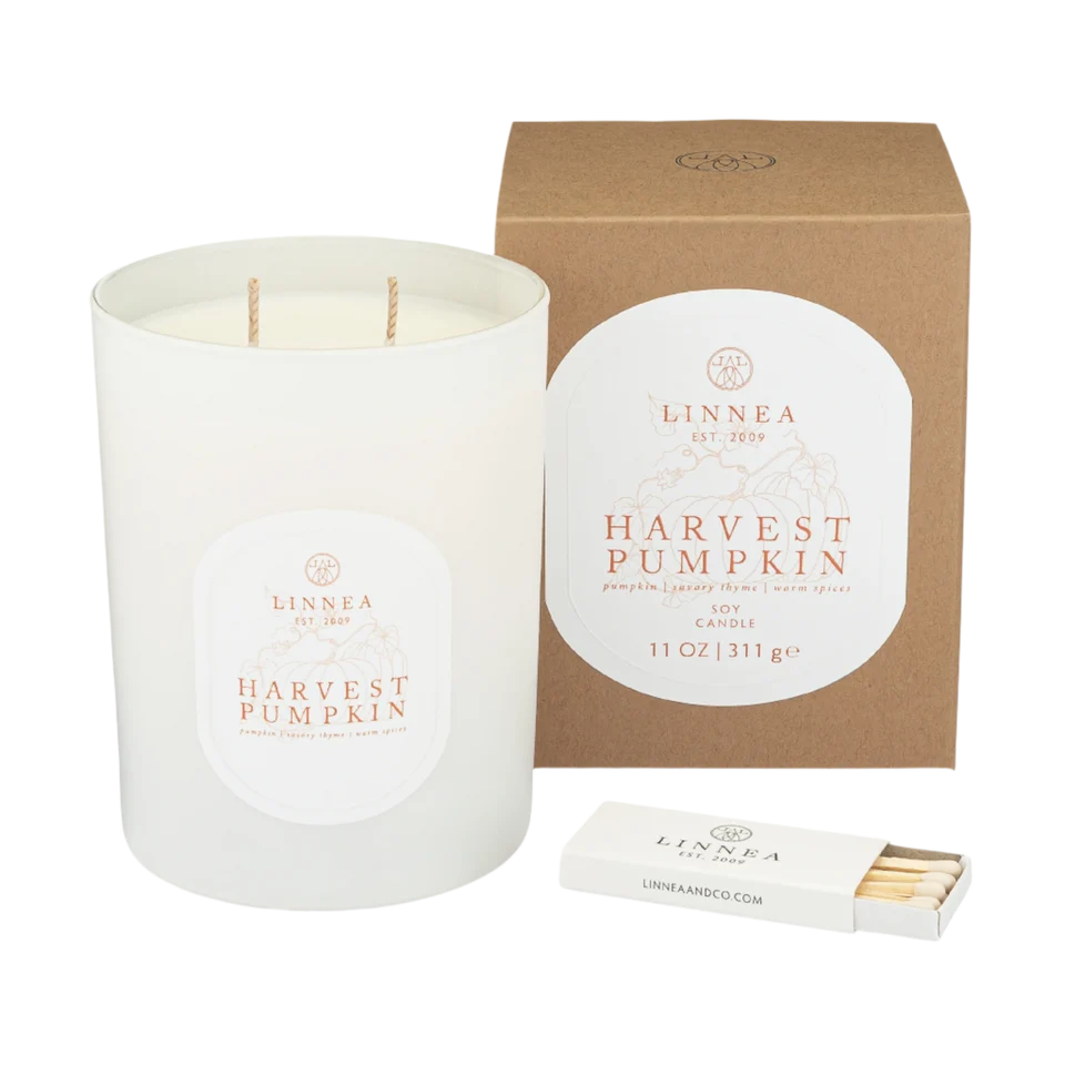 Harvest Pumpkin  2-Wick Candle