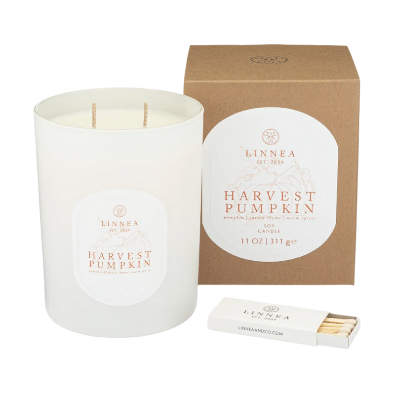 Harvest Pumpkin  2-Wick Candle