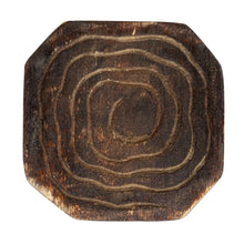 Hand-Carved Mango Wood Coasters, Set of 4 Greenhouse Home