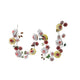 Hand-Painted Metal Vintage Reproduction Toleware Floral Garland