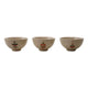 Hand-Painted Stoneware Bowl with Wax Relief Image, 3 Styles