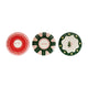 Hand-Painted Stoneware Plate with Holiday Design, 3 Styles