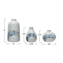 Hand-Painted Stoneware Vases, [product_price]- Greenhouse Home