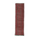 Hand-Woven Cotton Chindi Table Runner with Pattern