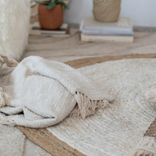 Hand-Woven Cotton & Jute Braided Rug, [product_price]- Greenhouse Home