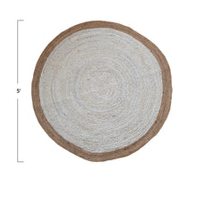 Hand-Woven Cotton & Jute Braided Rug, [product_price]- Greenhouse Home