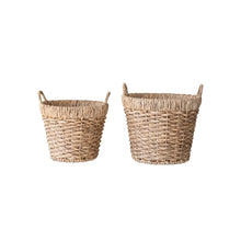 Hand Woven Water Hyacinth Baskets Greenhouse Home