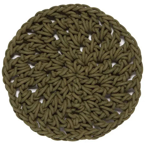 Handwoven Knotted Trivet, [product_price]- Greenhouse Home