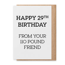 Happy 29th - Greeting Card Paisley & Parsley