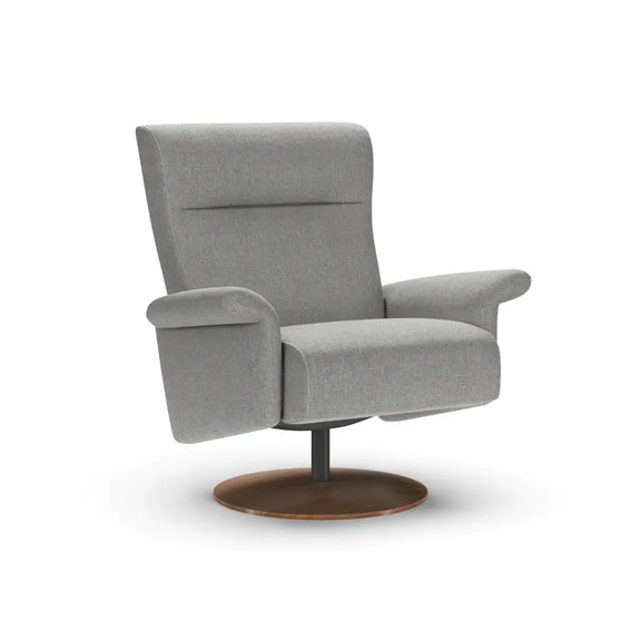 Harlowe Comfort Relax Chair & Ottoman American Leather